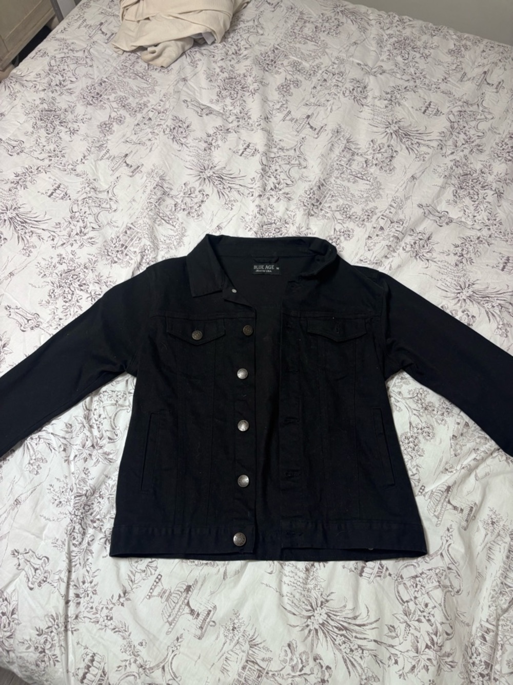 Black Jean Jacket by Blue Age
